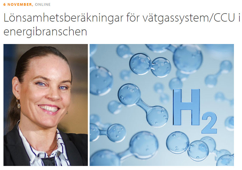 November 6, 2024: Energy Opticon presented at webinar about hydrogen